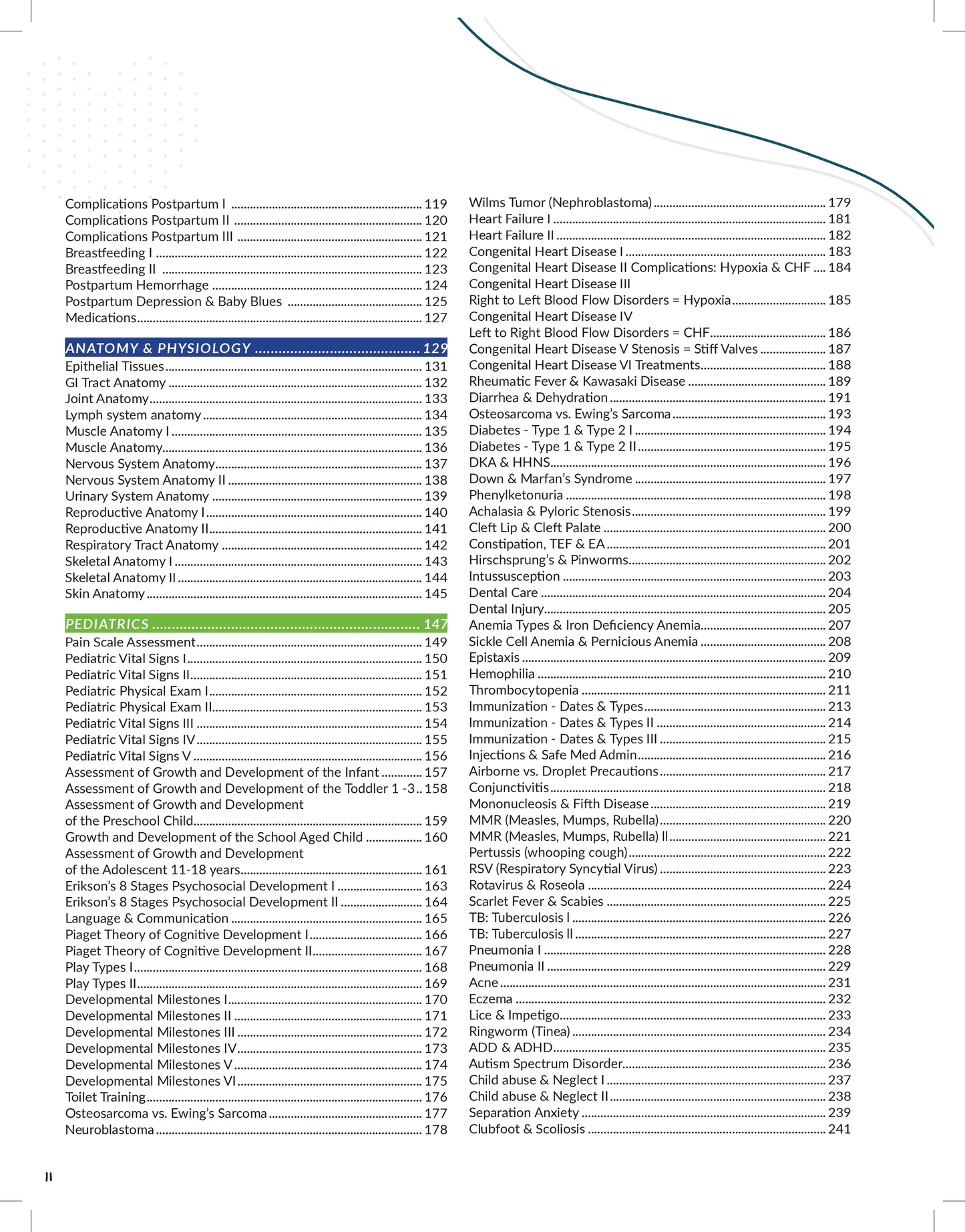 Volume 3 - Fundamentals, Clinical Skills, Maternity, Anatomy & Physiology, & Pediatrics